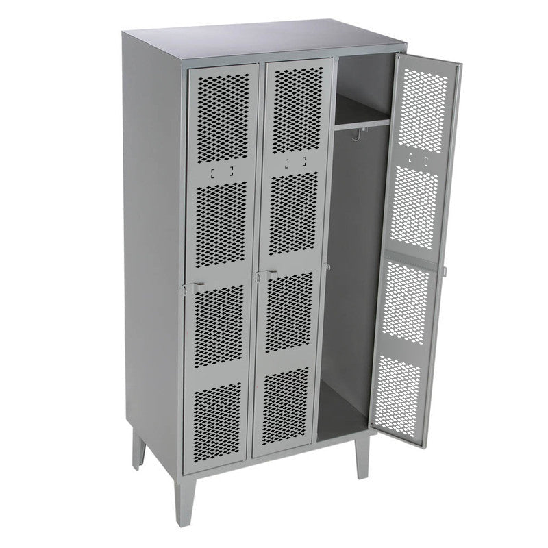 Lockers Alta Resistencia 3-3 Puerta Malla - Movilockers
