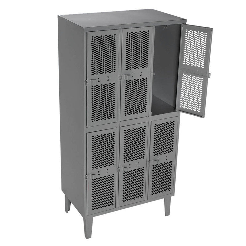 Lockers Alta Resistencia 3-6 Puerta Malla