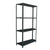 Estantería 200x90x40 Negro mate