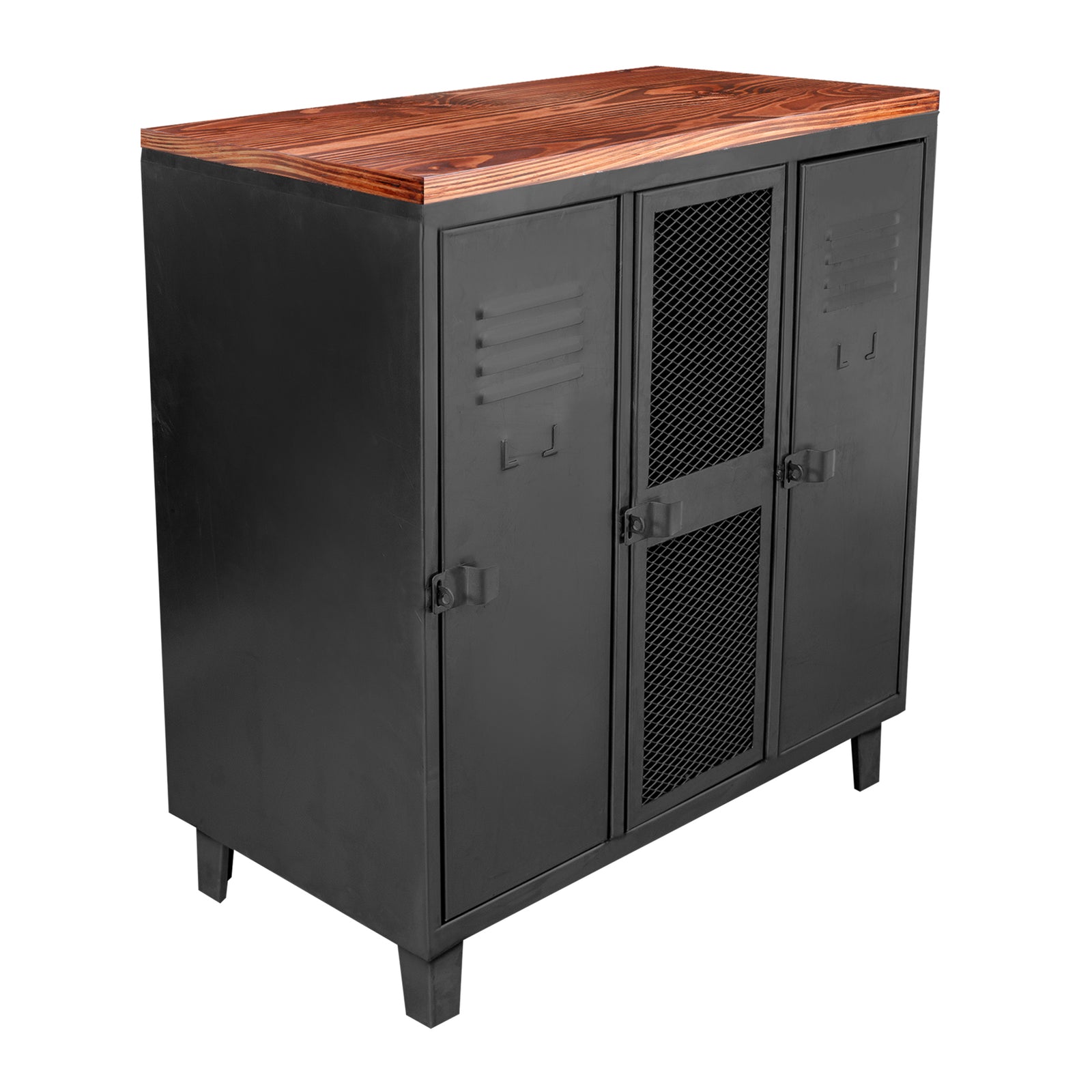 El Bar Rock Wood Negro Mate de Movilockers