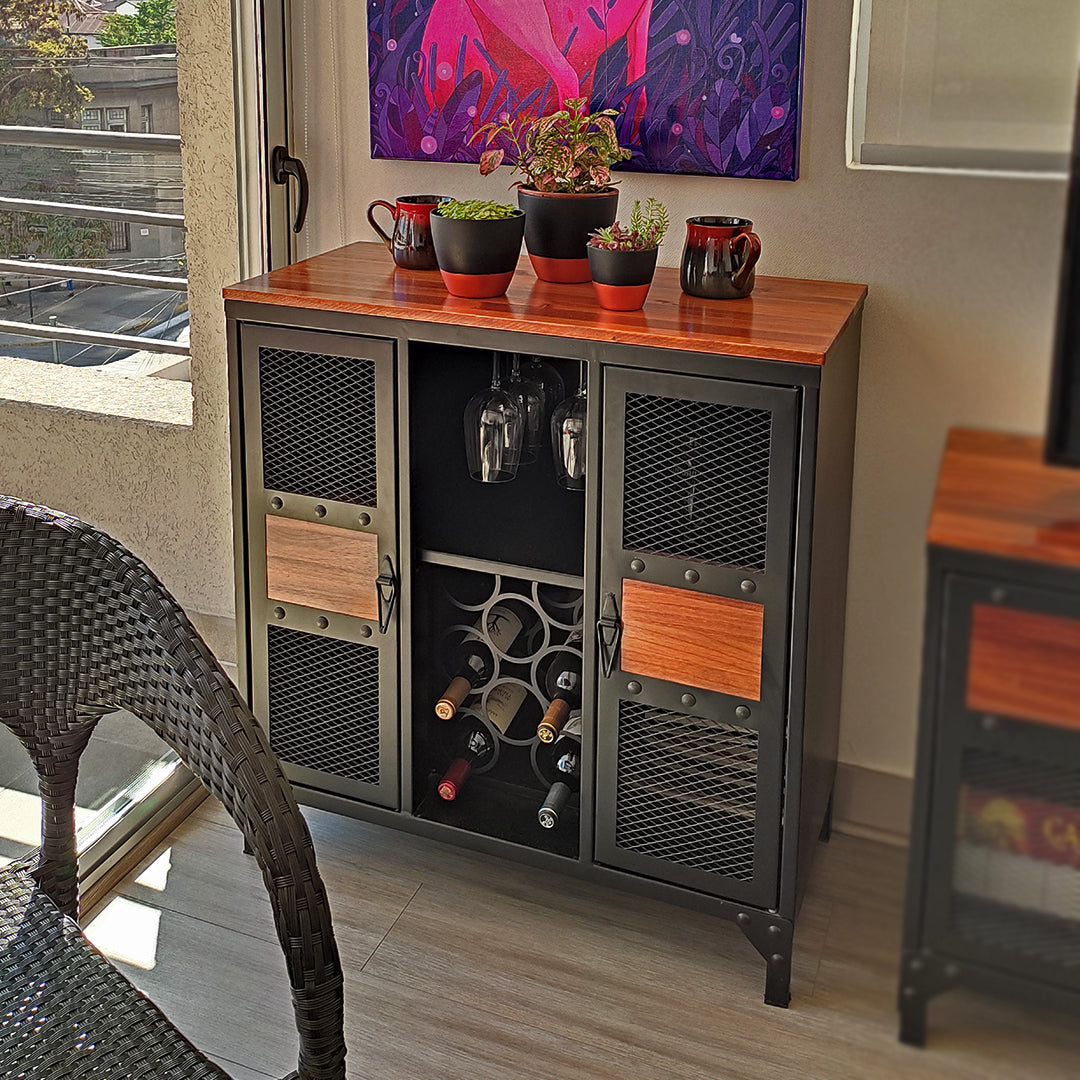 Bar Roots negro mate