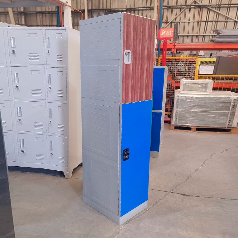 Lockers Plastico 1-2 puertas diferentes