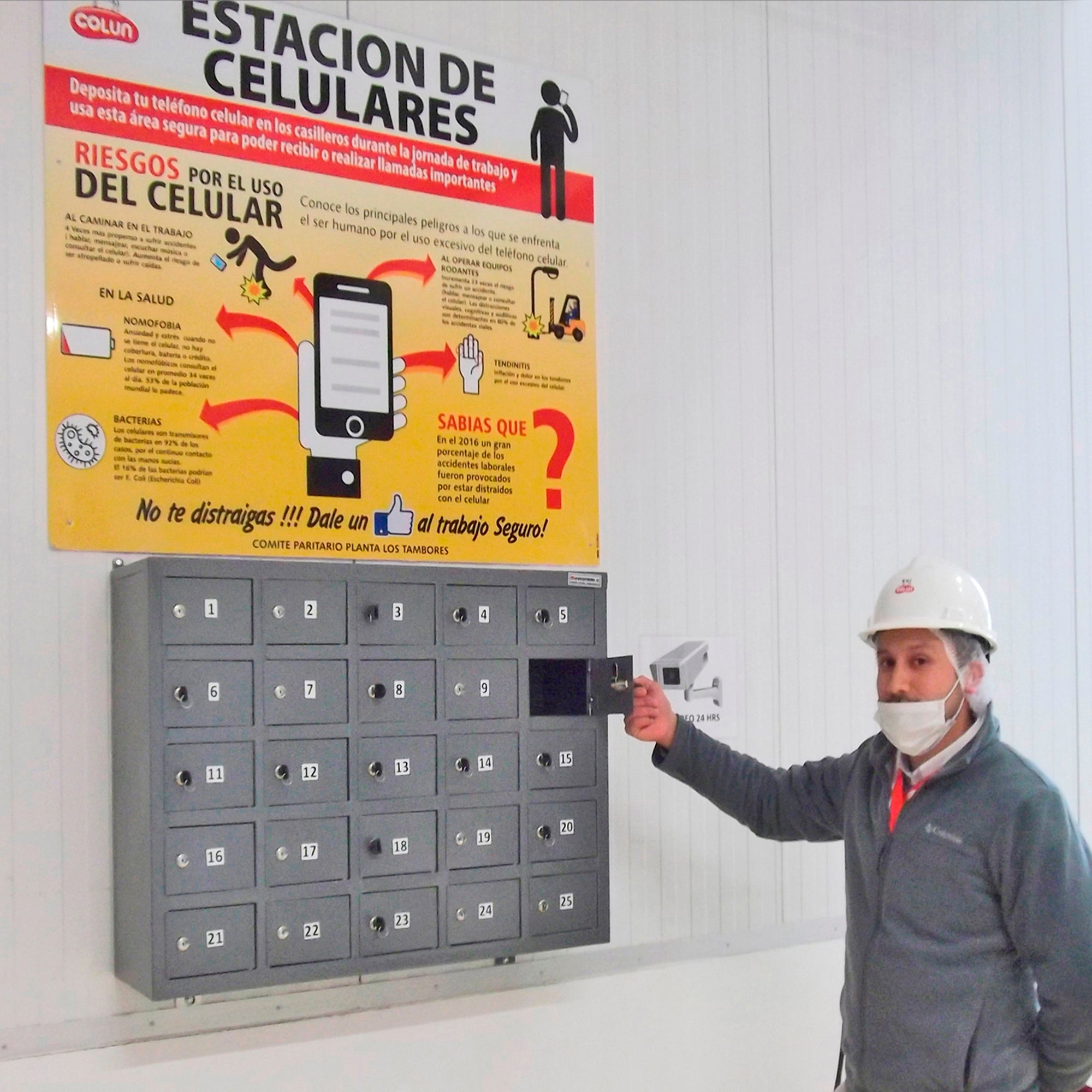 guarda celulares