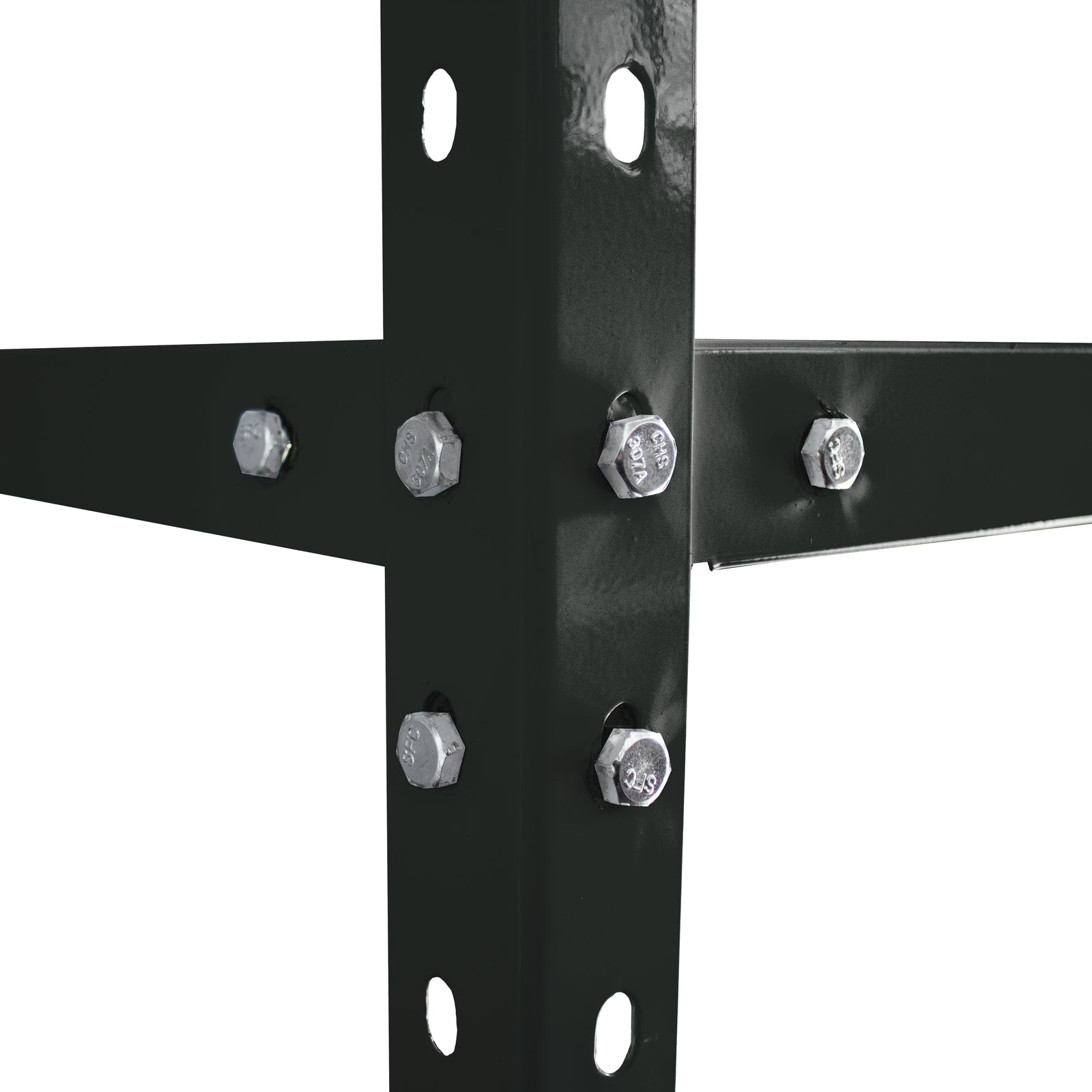 Estantería 200x90x40 Negro mate