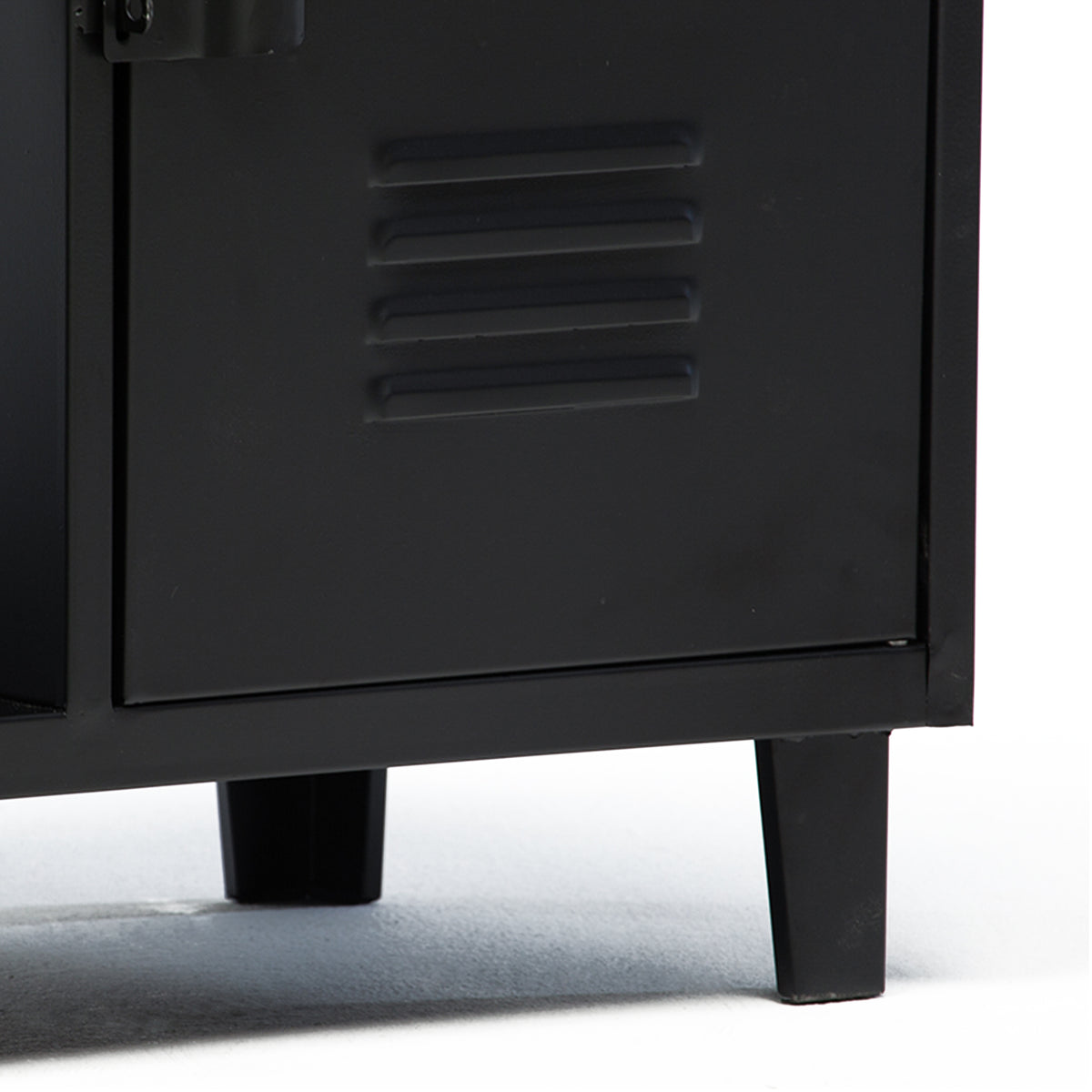 Rack TV Rock Wood Negro Mate