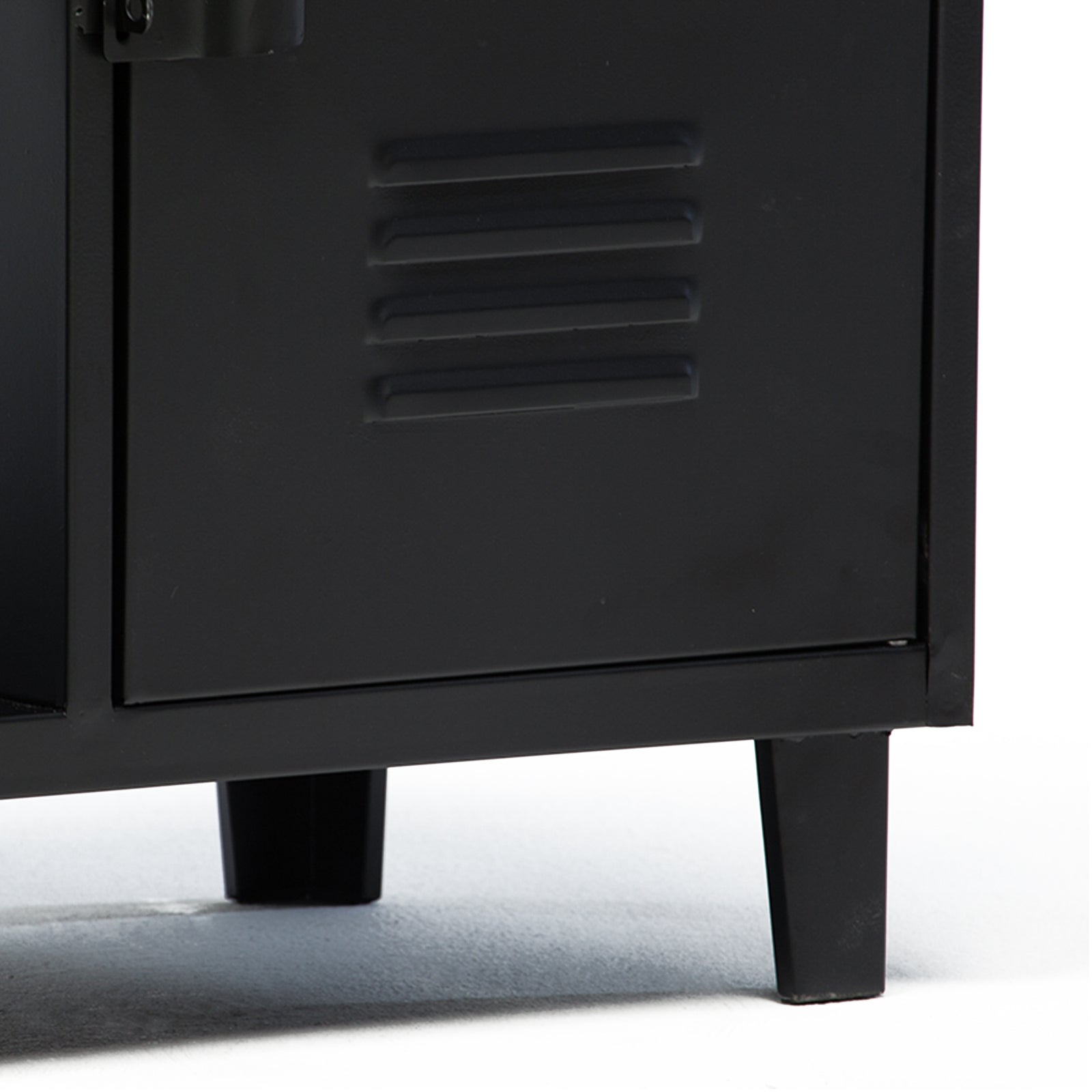 Rack TV Rock Wood Negro Mate