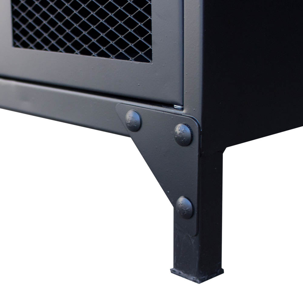 Rack TV Roots Negro Mate