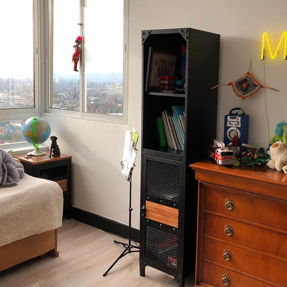 Estante Roots Negro Mate