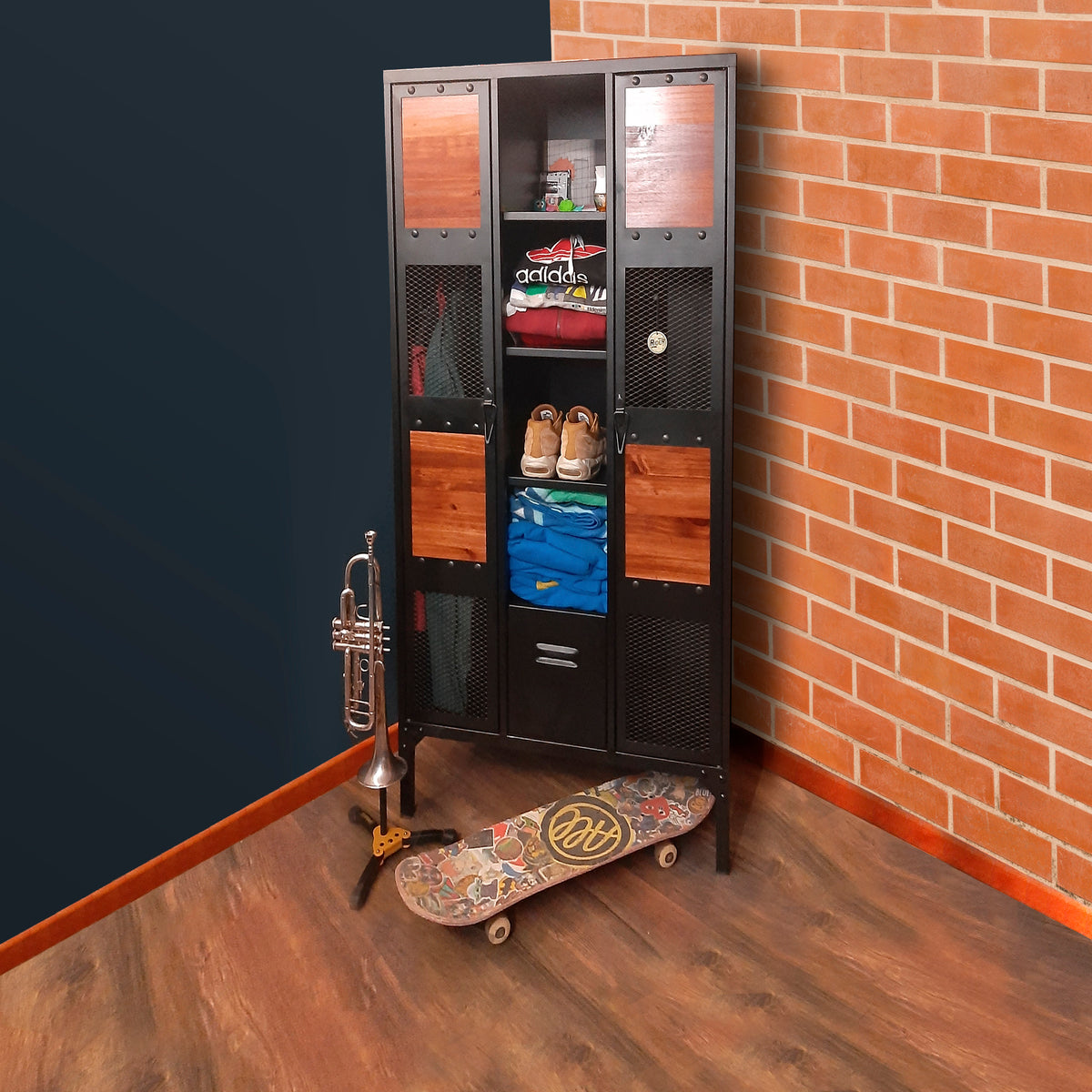 El Clóset Roots Negro Mate de Movilockers