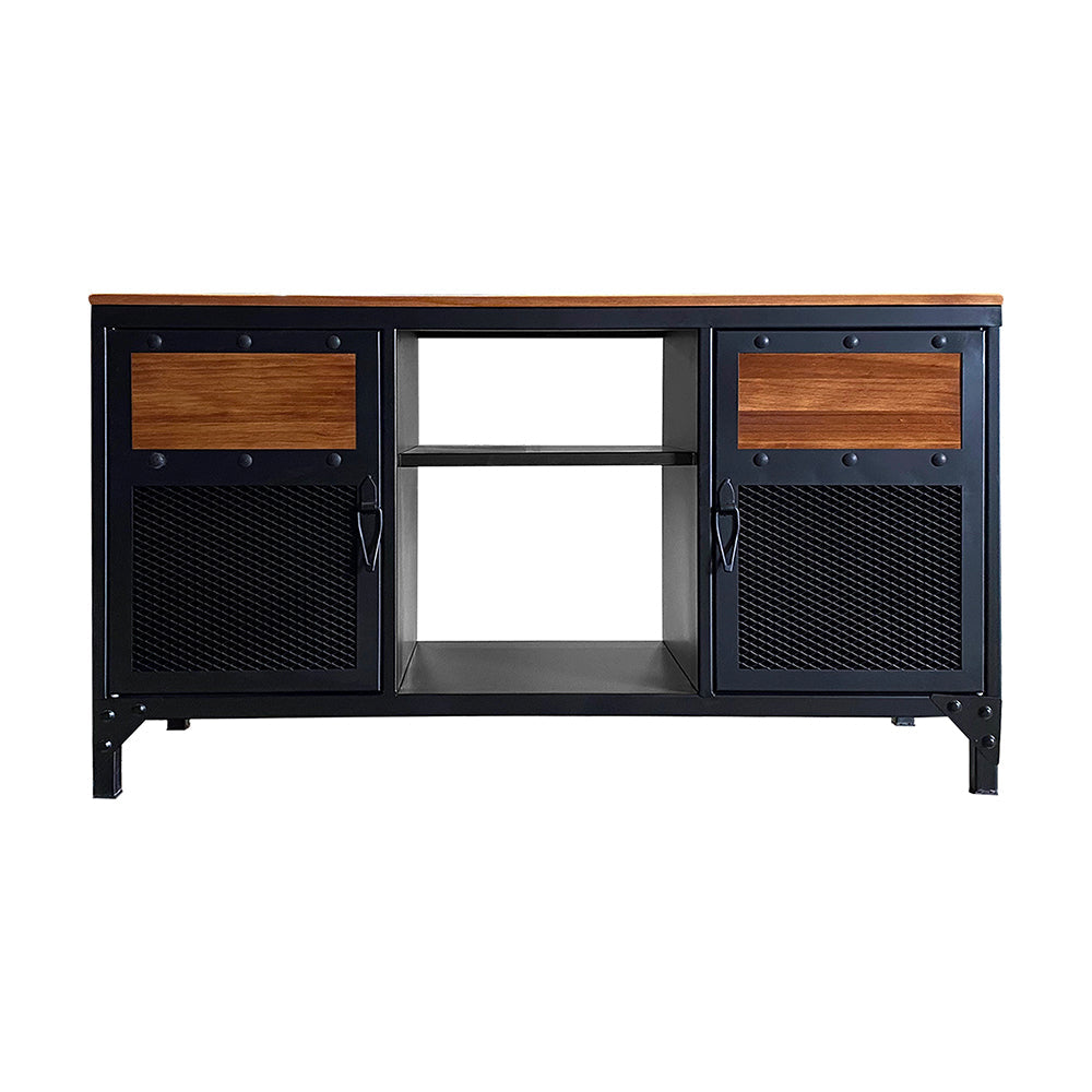 Rack TV Roots Negro Mate