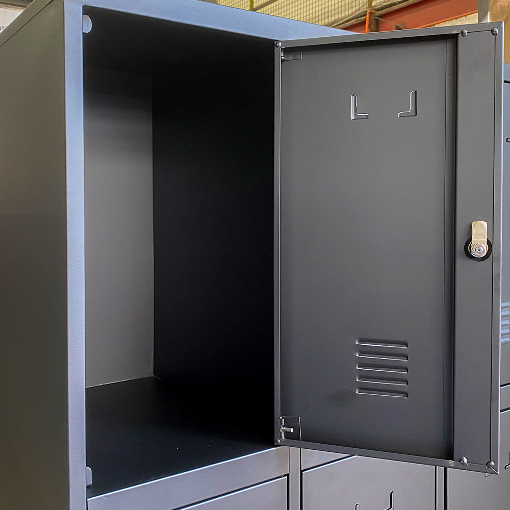 Lockers Oficina de 3 cuerpos 9 puertas