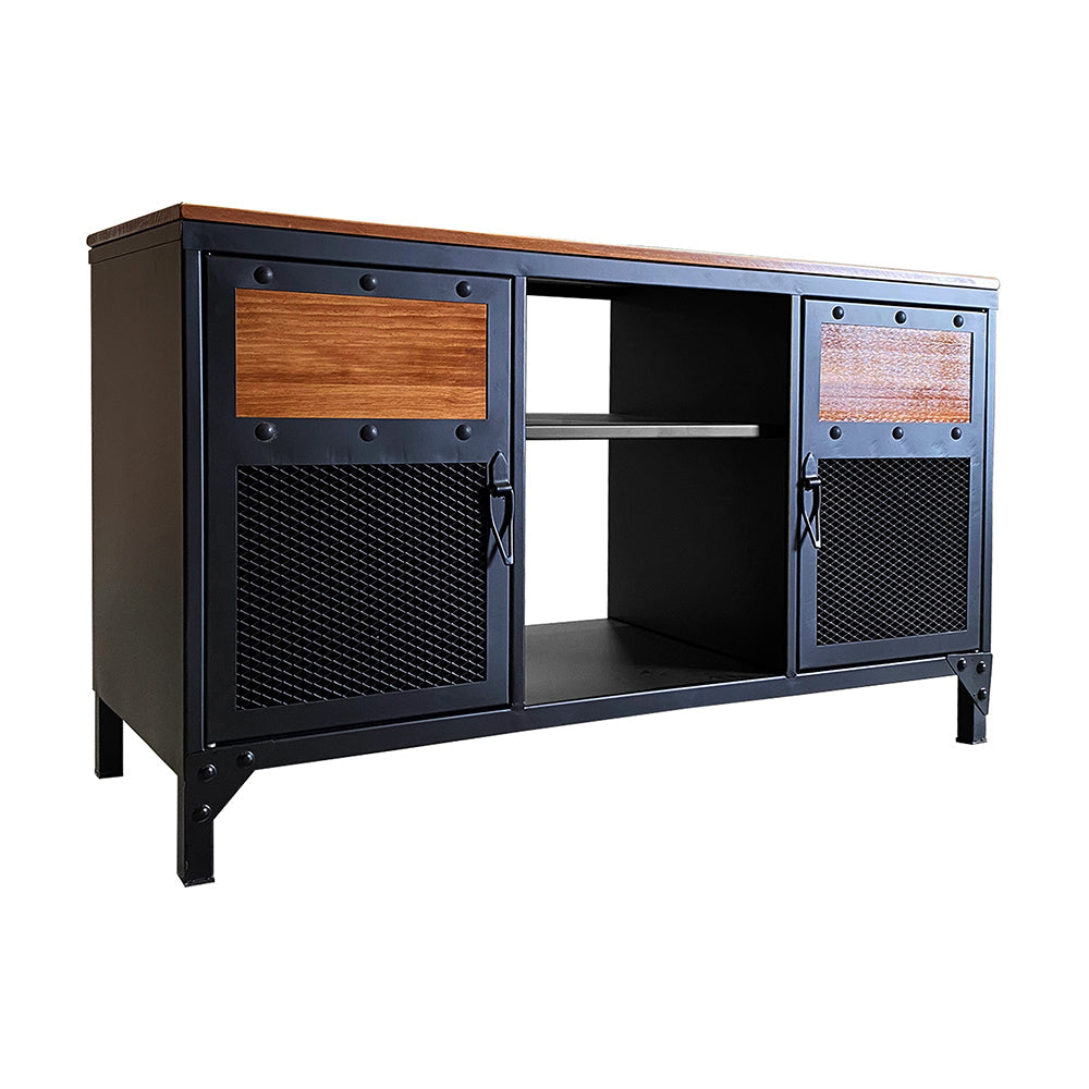 El Rack TV Roots Negro Mate de Movilocker