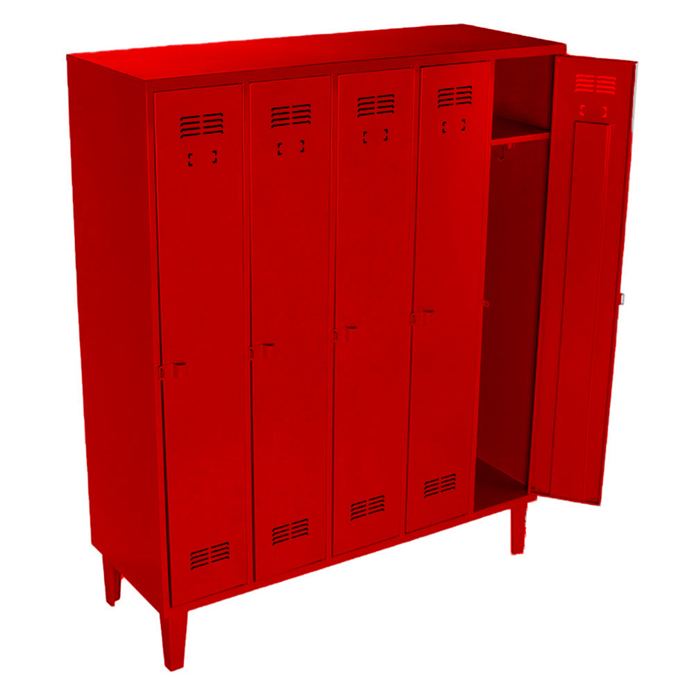 Lockers Alta Resistencia 5 cuerpos 5 puertas - Movilockers