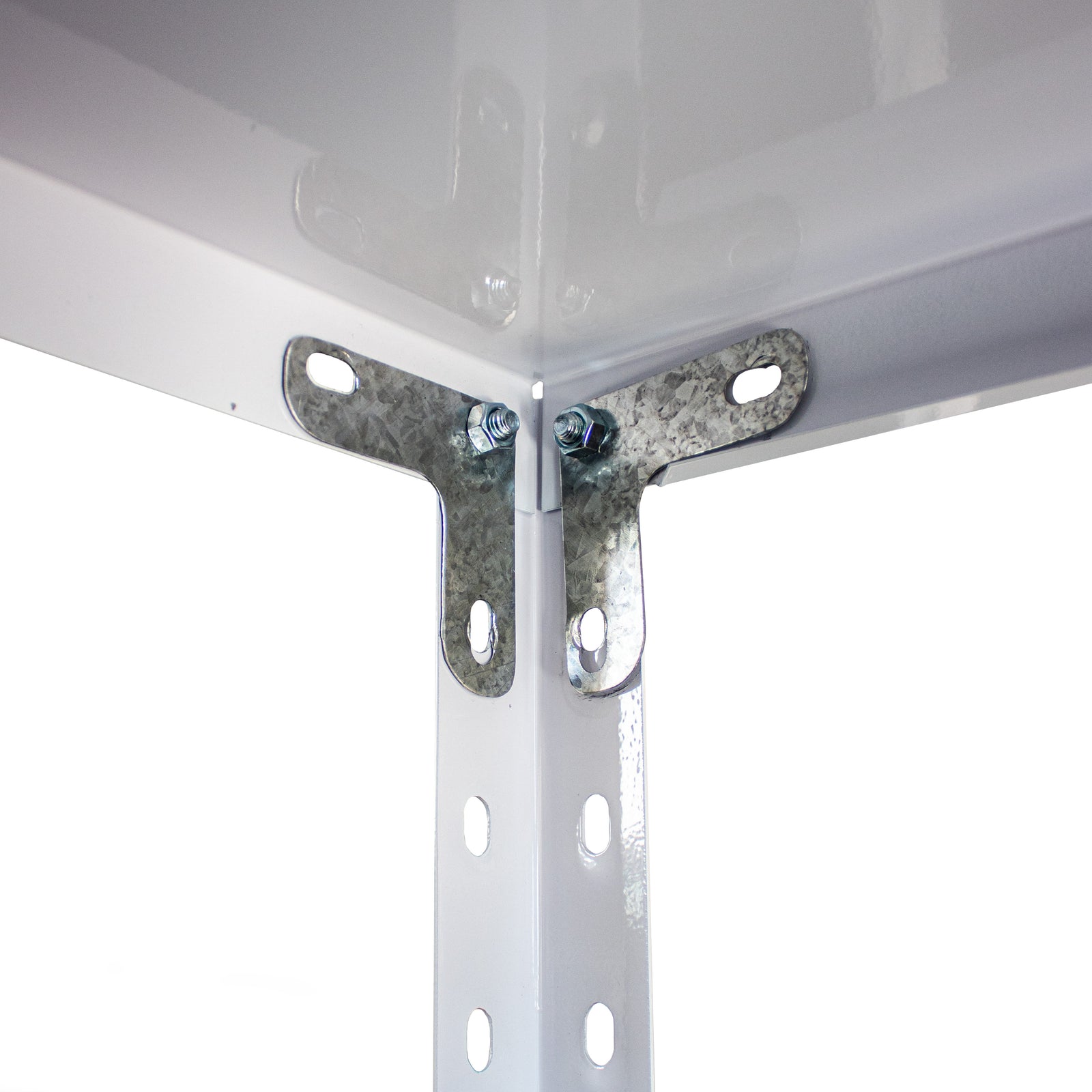 Estantería 200x90x50 Blanco Antibacterial