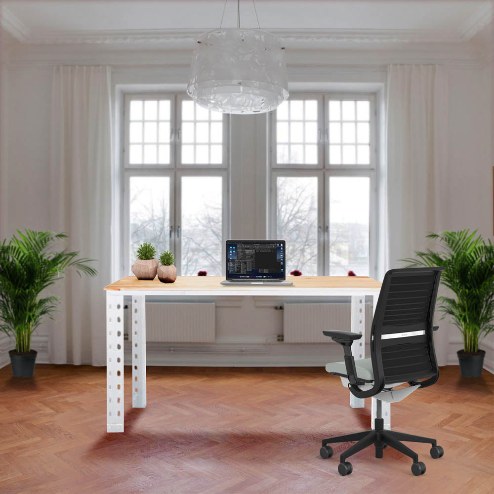 Escritorio Industrial M Blanco Mate