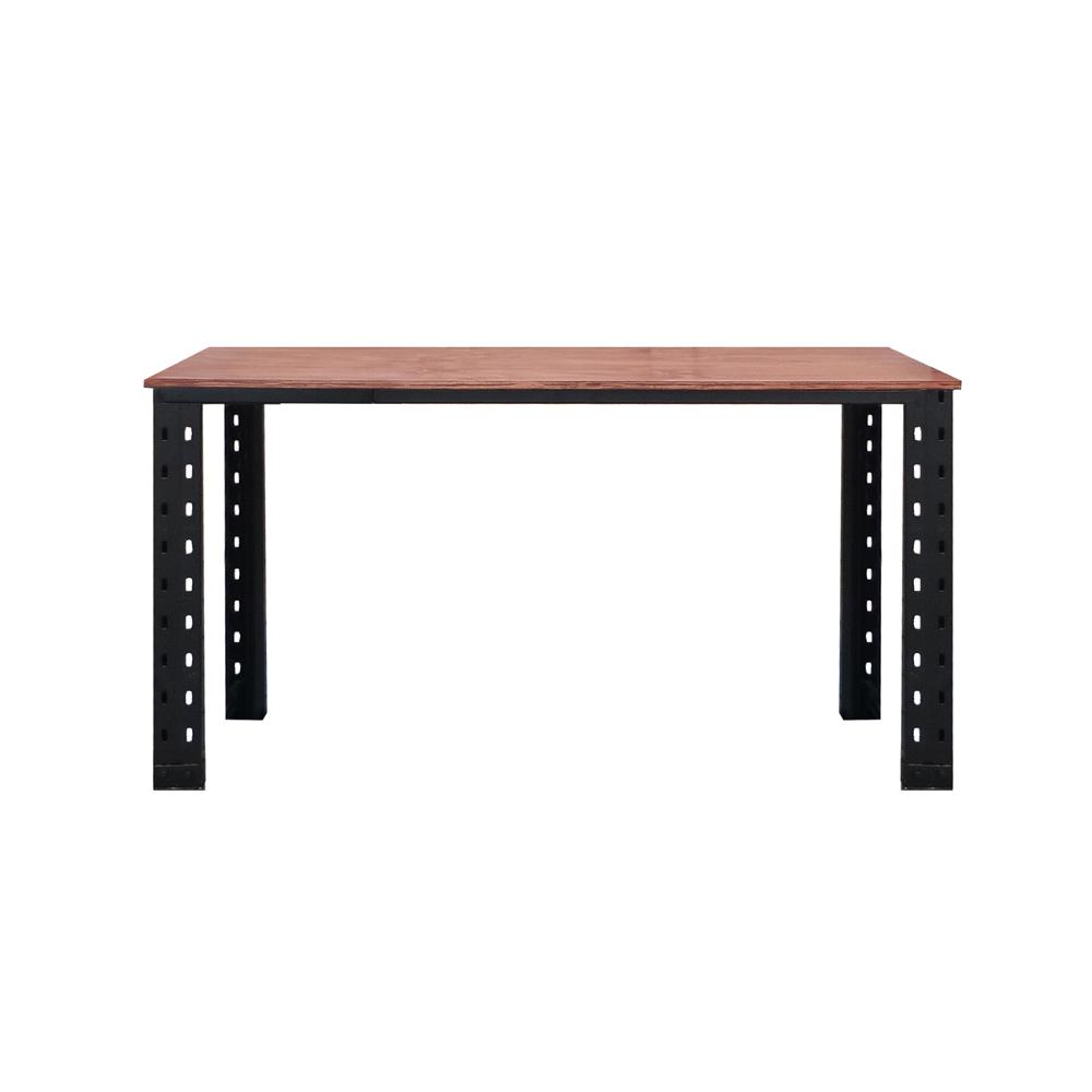 Escritorio industrial L Negro Mate