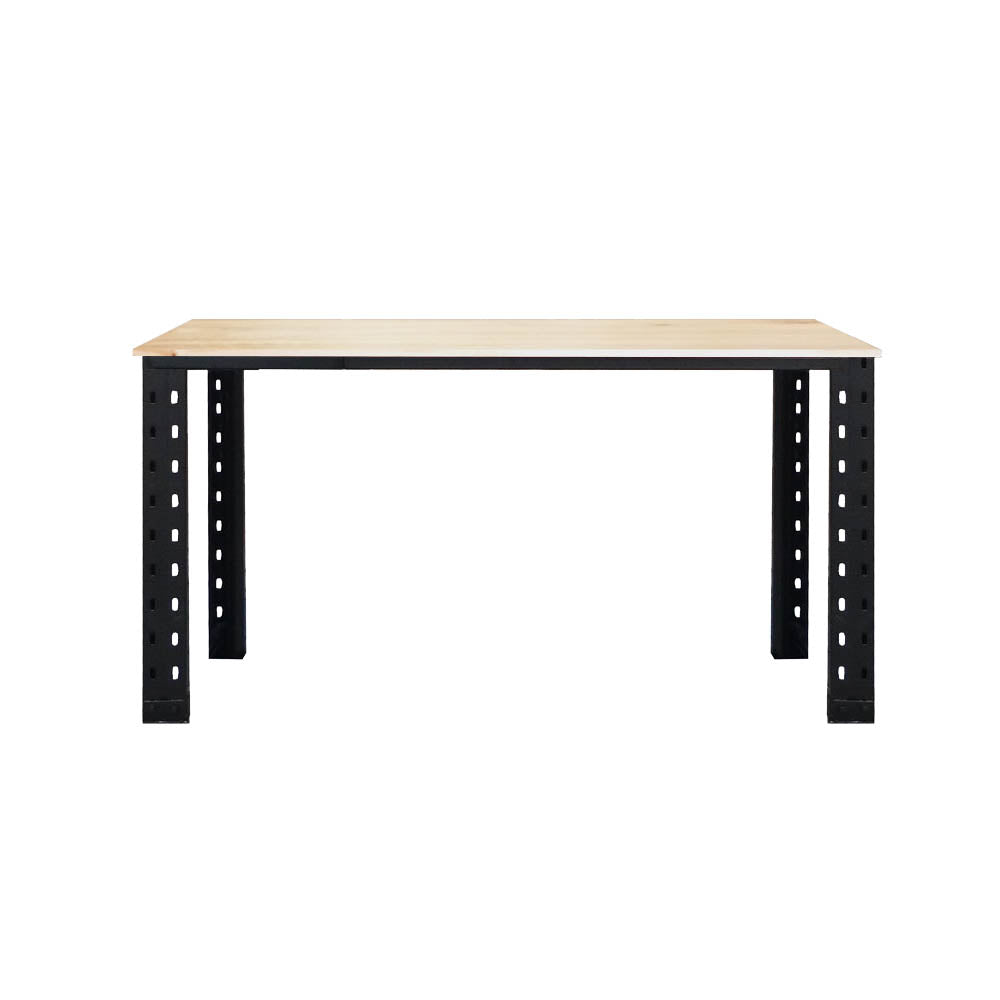 Escritorio industrial L Negro Mate