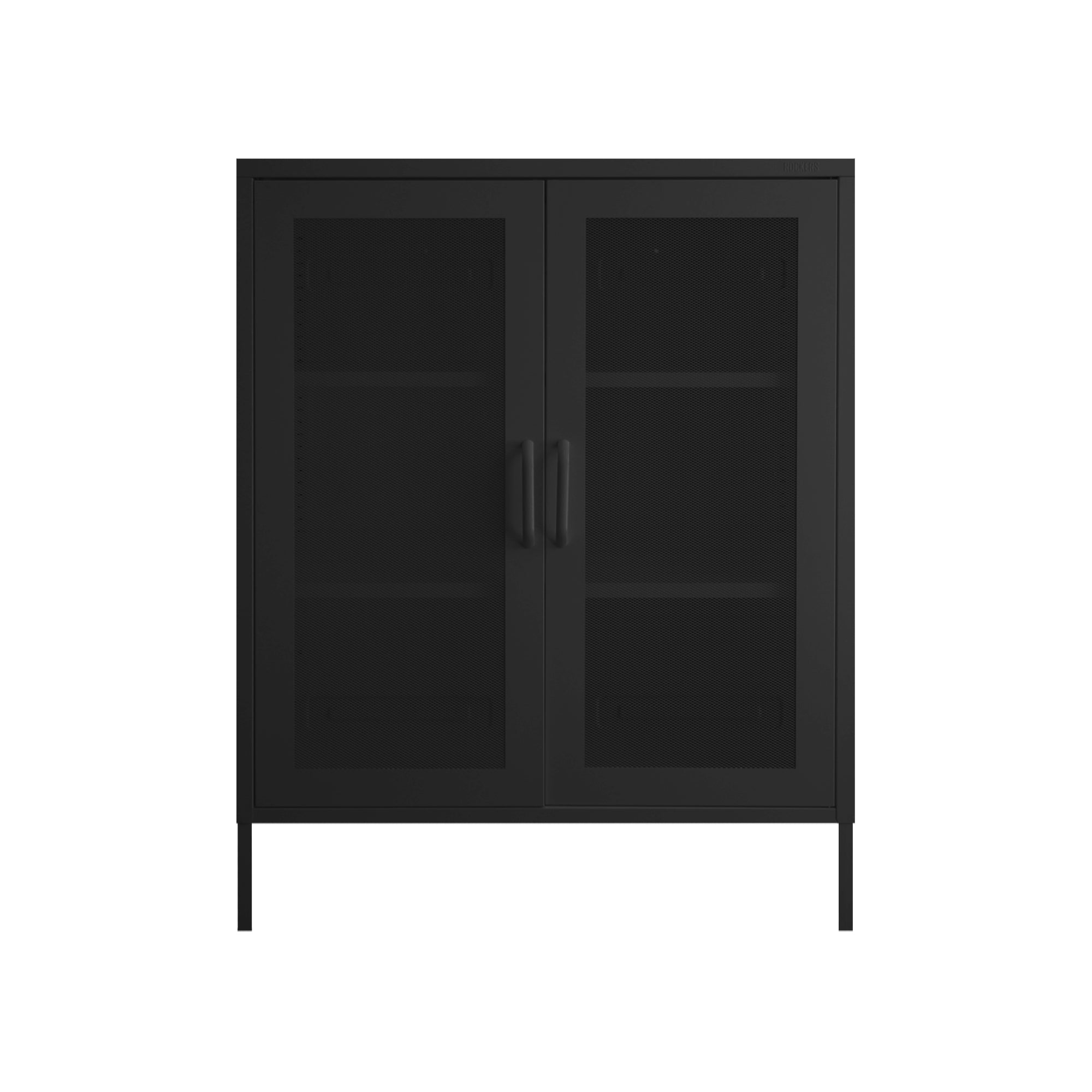 Estante Folk Cabinet Negro Mate