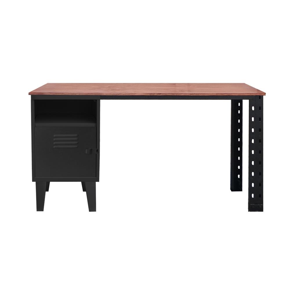 Escritorio Estante Industrial Negro Mate