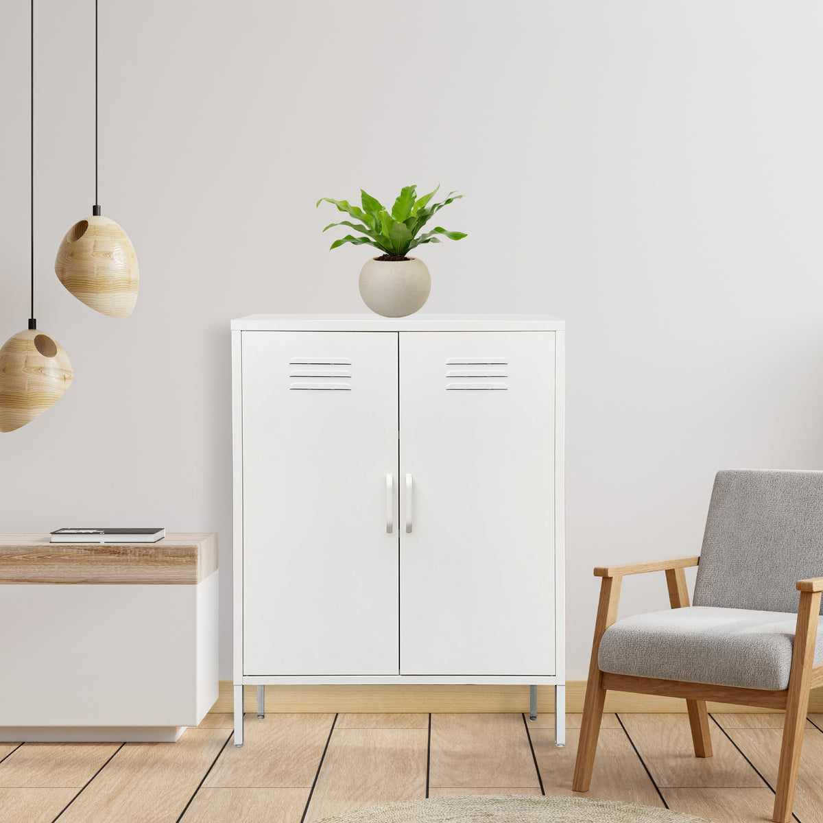 Estante Classic Cabinet Blanco Mate