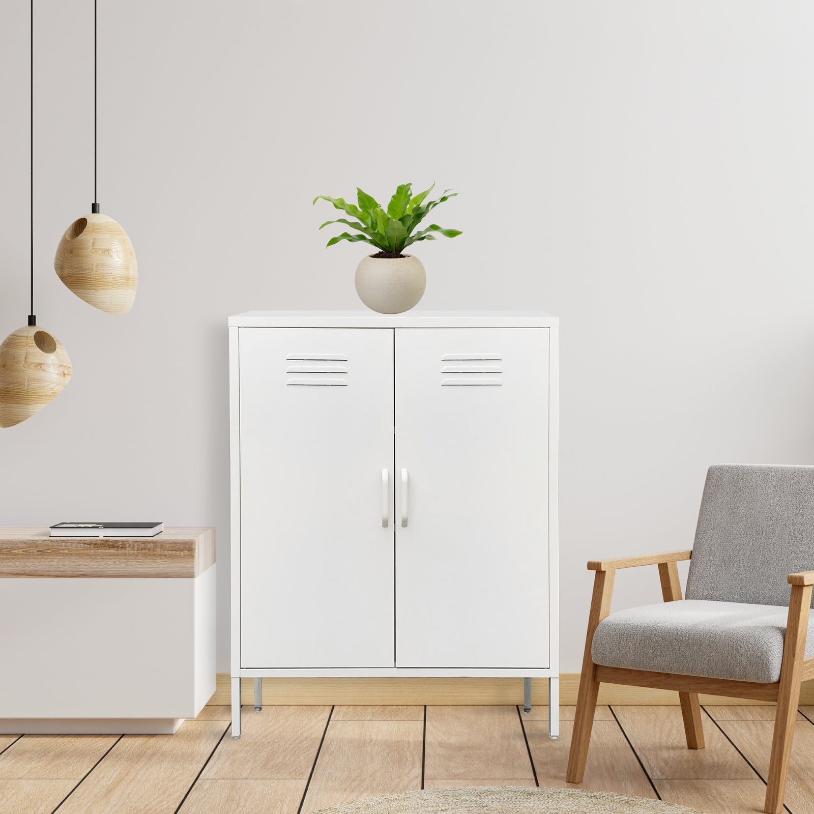 Estante Classic Cabinet Blanco Mate
